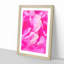 Pink Petals In Bloom - Single Picture Frame Print on MDF-56862725-56862726