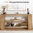 70-Inch Narrow Long Entry Console Table with Storage for Hallway, Entrance, Foyer