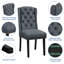 104cm H Tufted Polyester Blend Upholstered Side Chair-1467567064