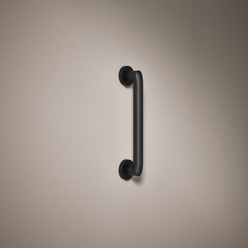 Barre d'appui Kumin, L 12 po, Noir mat