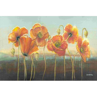 " Poppy Tops III " Painting Print