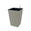 Duo de pots de fleurs intelligents à arrosage automatique - Gris intérieur et extérieur-131419136