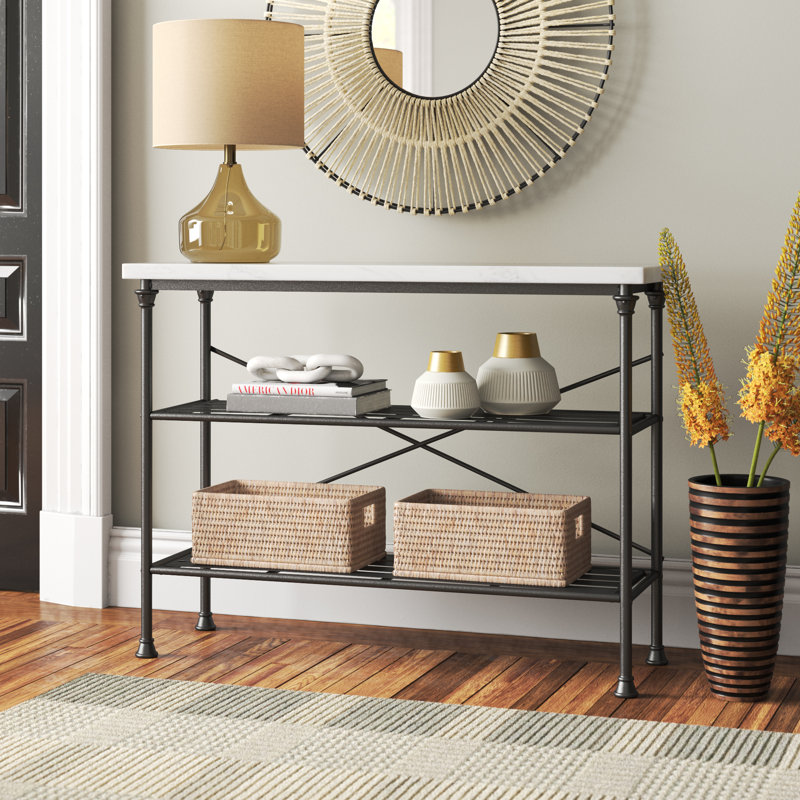 Heymann 48'' Console Table, White