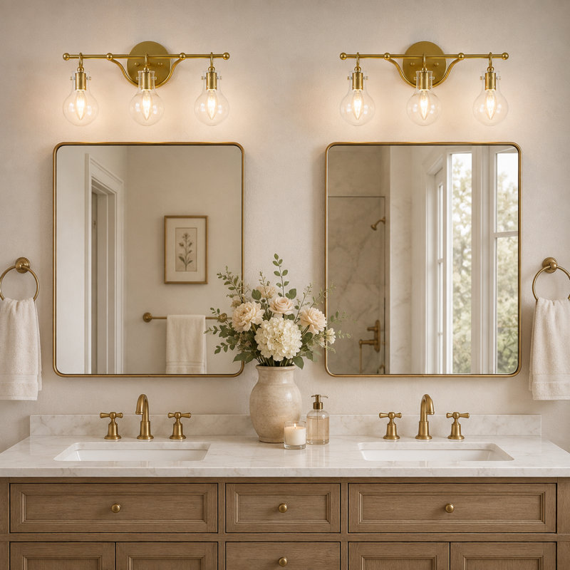 Sia 3 - Light Dimmable Bathroom Vanity Light, 3