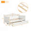 Lit de jour simple en bois avec lit gigogne-883415231
