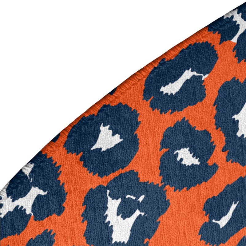 Animal Print Indoor Rug, Round 5'