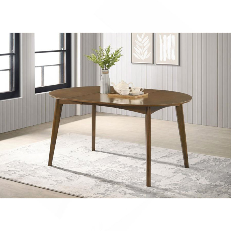 Thomson Dark Walnut Extension Leaf Dining Table, Walnut