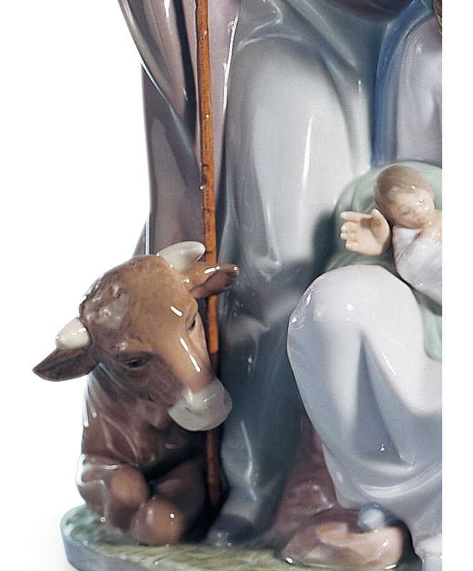 Figurine Joyful, Argent/bleu
