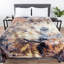 Couverture loup Lavish Home - paire de loups imprimés de 80 x 92 pouces - jeté en fausse vison 8lb pour canapé, canapé ou lit
