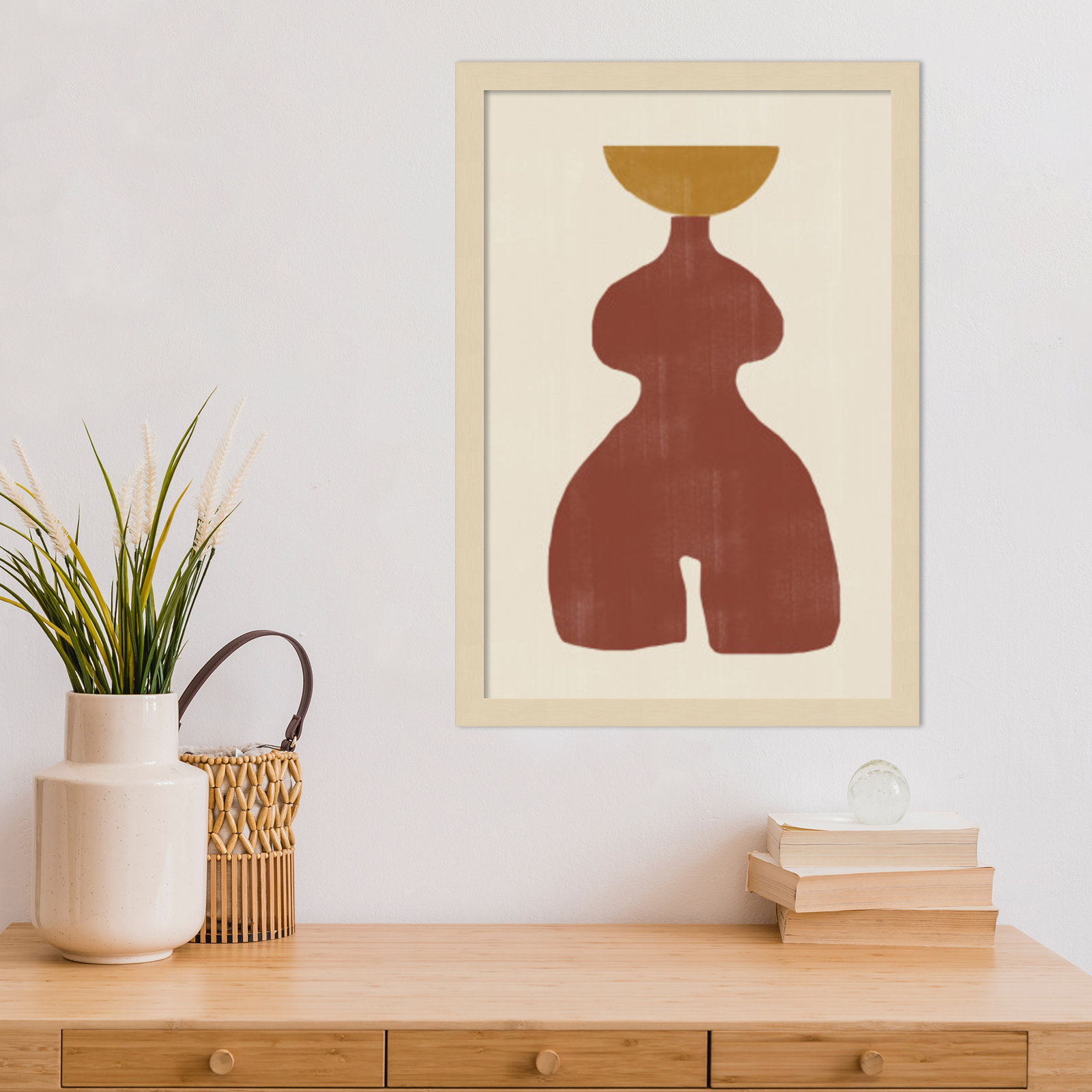 Rockingham "Vase No. 11" Print, Brown, 21" H x 15" W