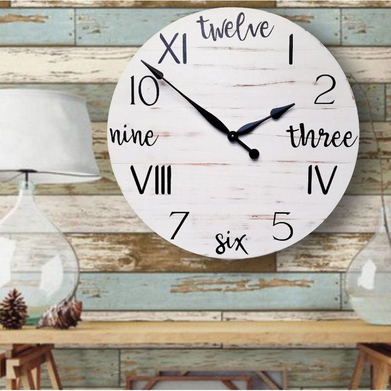 Bourget Wall Clock, Extra Large, White