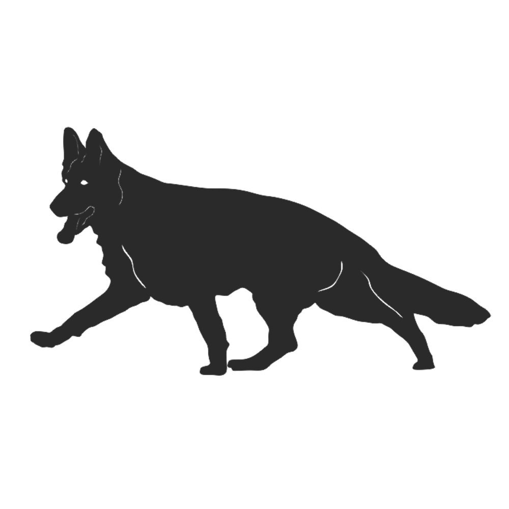 Edmundson German Shepherd Dog Post Top