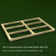 Powersheds 16 x 8ft Pressure Treated Timber Base Kit