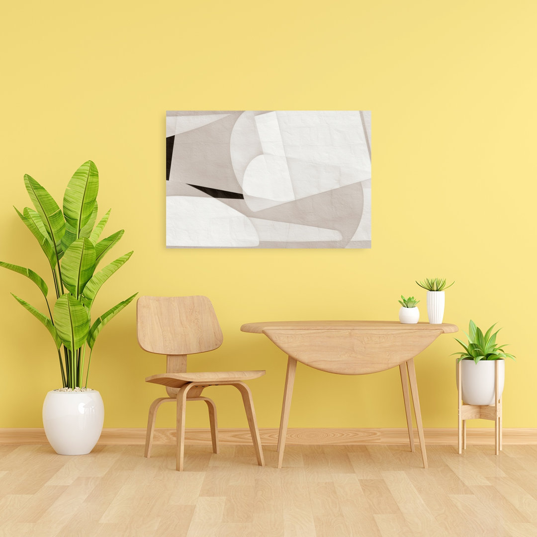 Organic Shapes Abstract Contemporary Geometric Wall Art Print