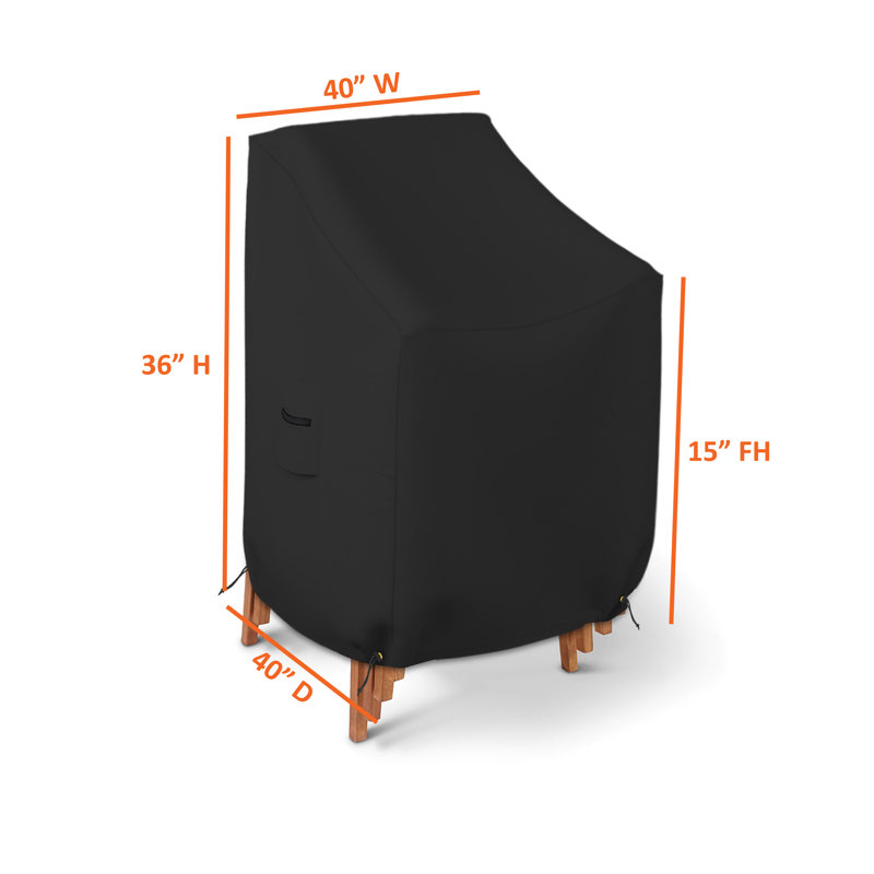 Outdoor Cover, 91.4cm H x 101.6cm W x 101.6cm D, Solution Dyed