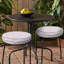 Decorative Indoor Outdoor Waterproof Round Cushion Cover, Patio Bar Stool UV Resistant Seat Cover-516530574