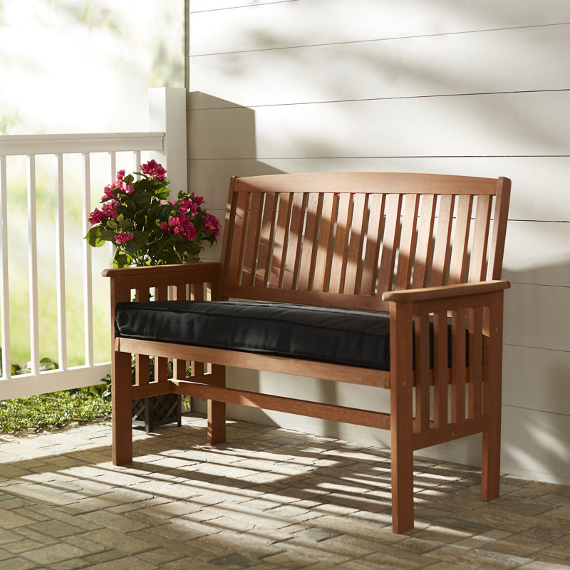 Banc de jardin en bois Millersville, Brun cannelle