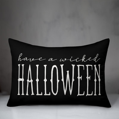  Have a Wicked Halloween Lumbar Pillow