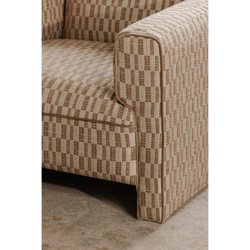 Leo Armchair, Abstract, Taupe