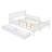 Curits 2 Drawers Platform Bed with Guardrails-525003065-507201413