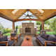 84" Xtreme 8 - Blade Outdoor Standard Ceiling Fan with Remote Control