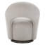 Chaise pivotante en tissu Trayalla
