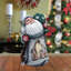 Masterpiece Wood Carved Santa and the Penguins Santa Figurine