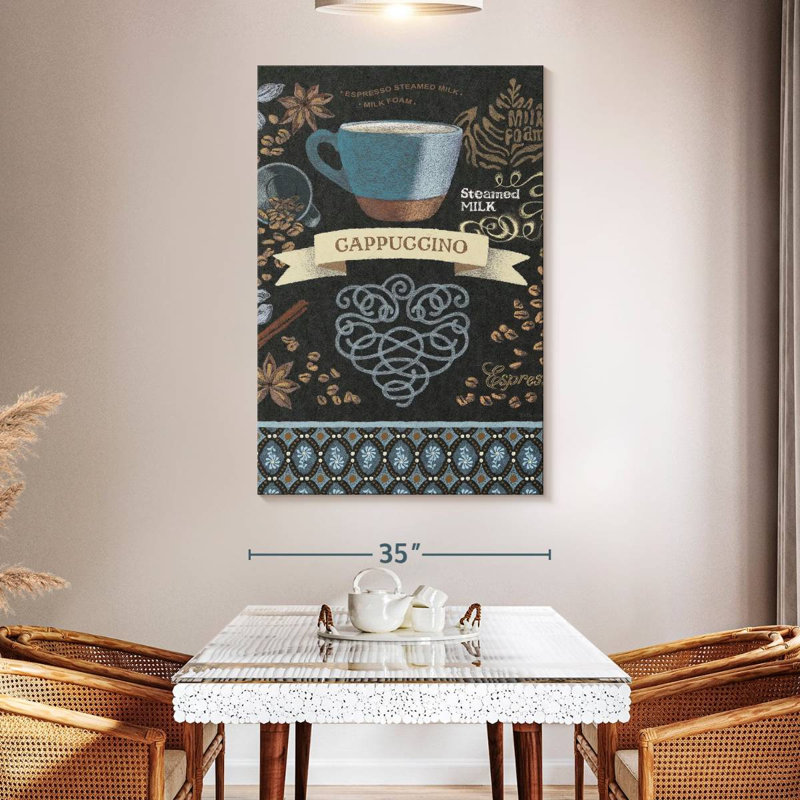 Yarlin Cappuccino Time, 51" H x 34" W