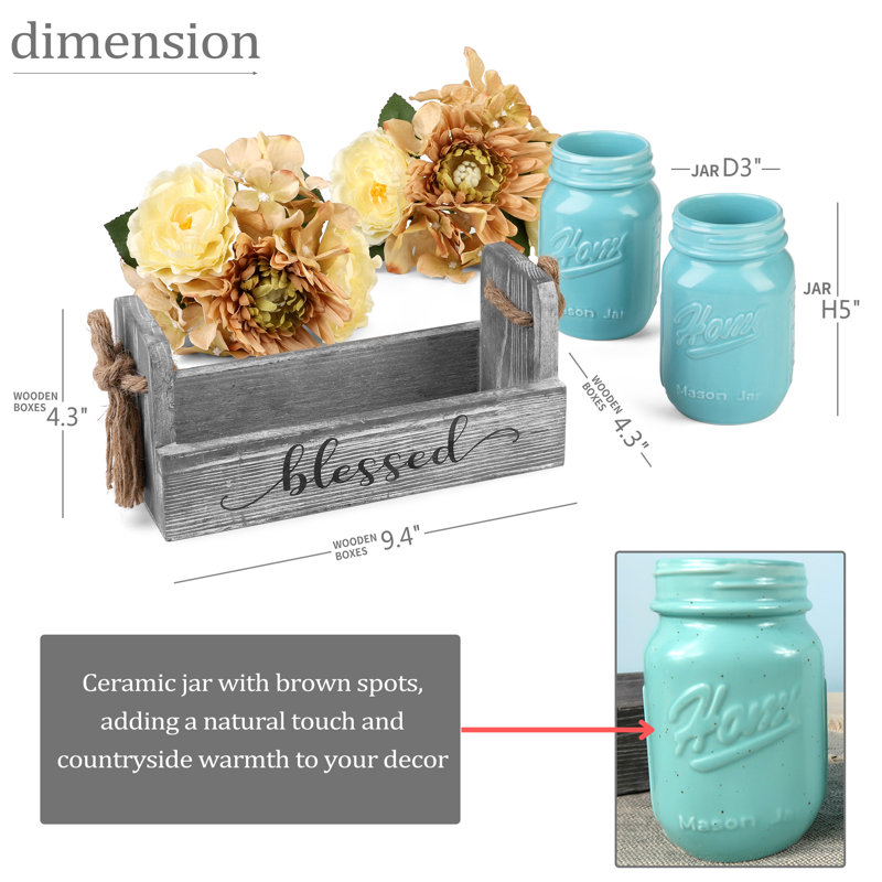 Centre de table Coon Blue Cozy, Bleu