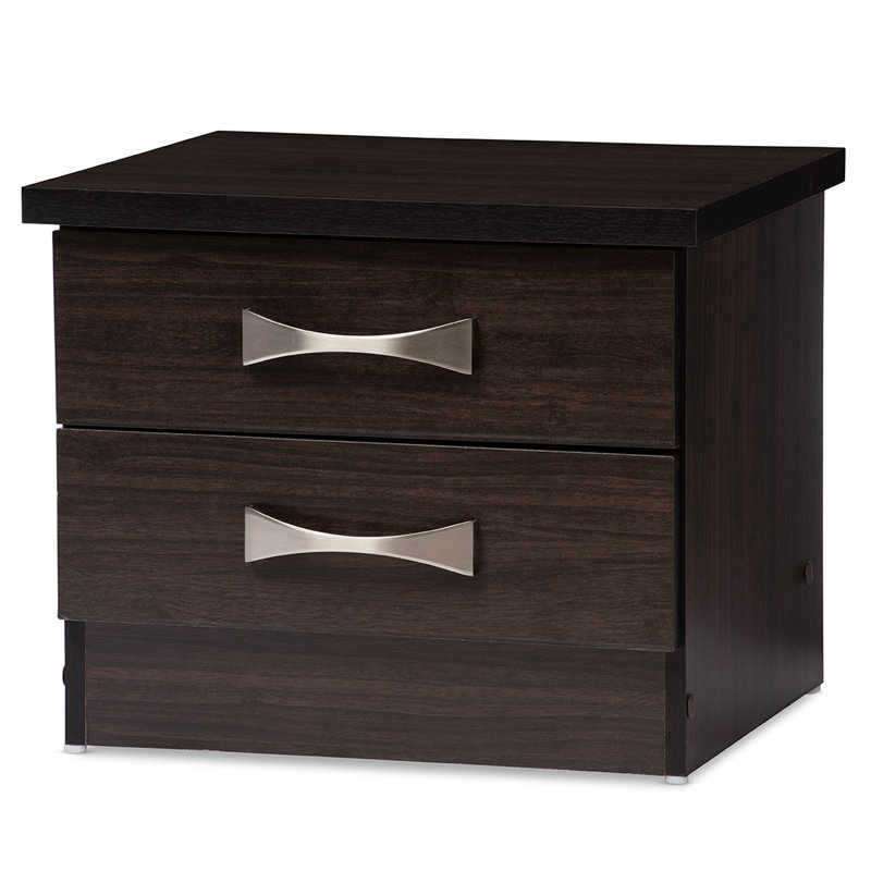 39.5cm W Manufactured Wood Bedside Table