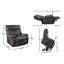 Fauteuil inclinable électrique en cuir Gobrias-100965794