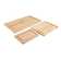Farberware Rubberwood Cutting Board Set with Juice Grooved and Finger Grips, 3-Piece