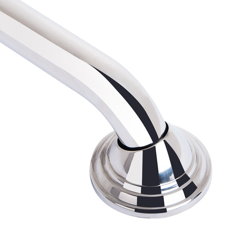 Utopia Alley Decorative Shower Safety Grab Bar, 24" W, Chrome