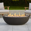 Bol de feu au propane ovale Riverside par Real Flame