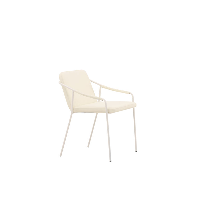 Emmet 46cm H 100% PU Upholstered Upholstered Back Armchair