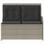 High-Density Polyethylene (HDPE) Wicker Wicker Outdoor Bench-1673836158-1673836156
