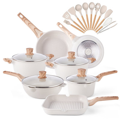 22 - Piece Non-Stick Aluminum Cookware Set