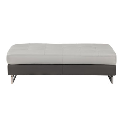 Canapé modulaire en cuir véritable Global United