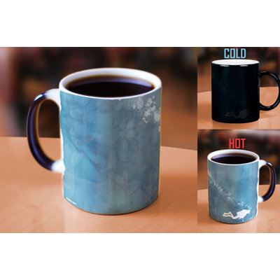 Finchley Deep Sea Scuba Diver Mugs Heat-Changing Drinkware - 11oz