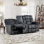 Ensemble 3 pièces inclinable manuel contemporain avec fauteuil inclinable, causeuse à 2 places et canapé à 3 places-192921373