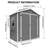 Secure Plastic Shed Modern Design For Backyard Storage
