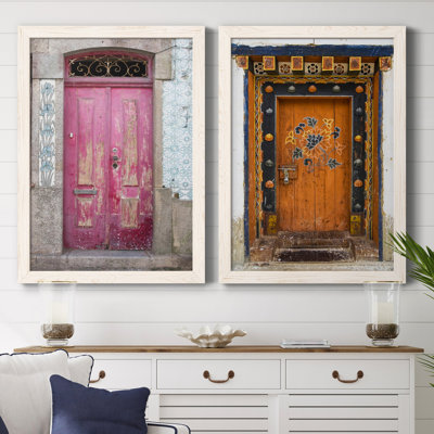 Porte portugaise - ensemble de 2 reproductions de photos