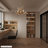 6 - Light Creative Elegant Resin Rustic Antler Chandelier Brown