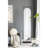 Metal Floor Mirror with Shelves