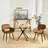 Huburt Set of 2 Dining Chairs With Armrest Side Chairs For Living Room Kitchen Dining Room-1745149403