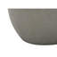 H 20 po, lampe de table, béton gris, abat-jour ivoire / crème, contemporain
