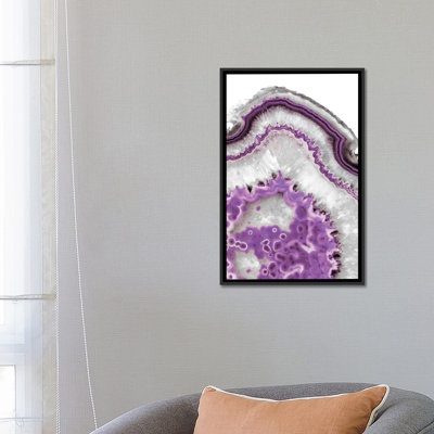 « ultraviolette agate », impression sur toile