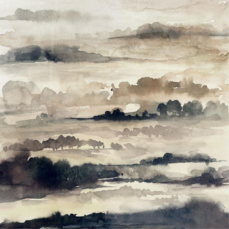 «Autumn Field» par Michelle Bennett - impression, H 24 po x l 24 po, Plexi