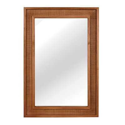 Solid Wood Frame Decorative Mirror