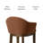 Maven Lane Isabella Swivel Stool Upholstered with Canvas Fabric-111462718-111462720